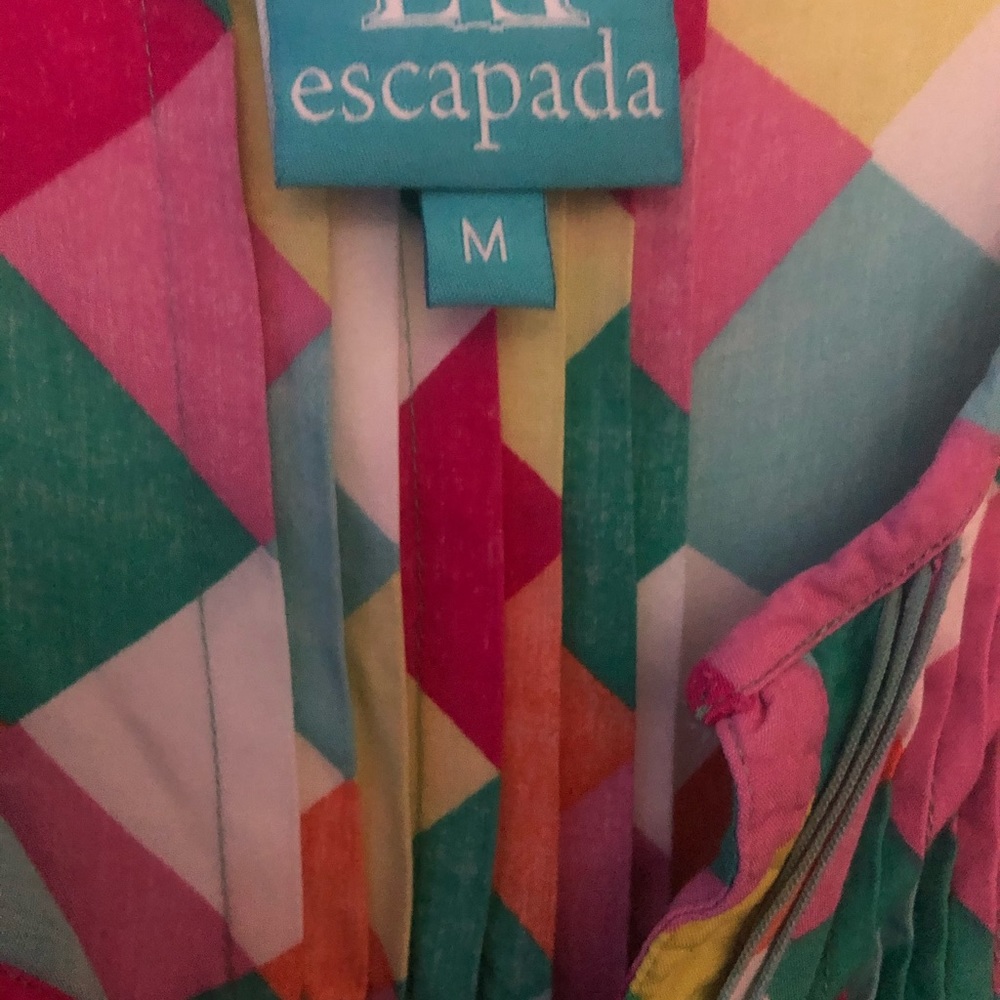 Lnwot Escapada Button Down Bright Colored Blouse - image 3